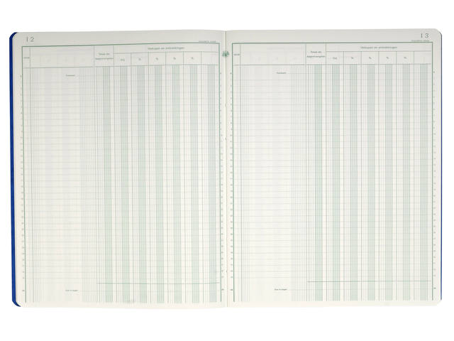 Register Piqure dagontvangsten 320x250mm 80vel