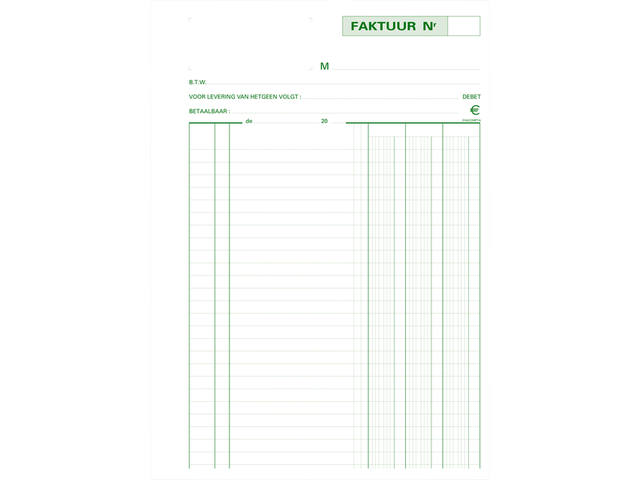 Facturenboek Exacompta Manifold dupli 50vel Nl
