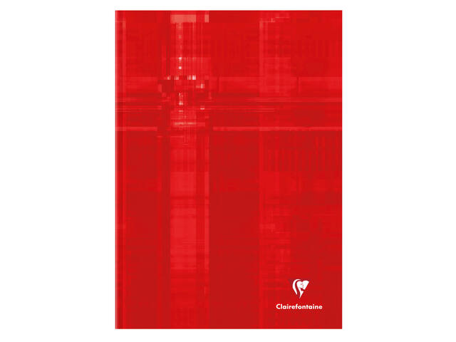 Notitieboek Clairefontaine A4 192blz 90gr ln ass