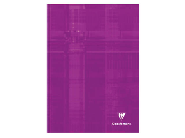 Notitieboek Clairefontaine A4 192blz 90gr ln ass