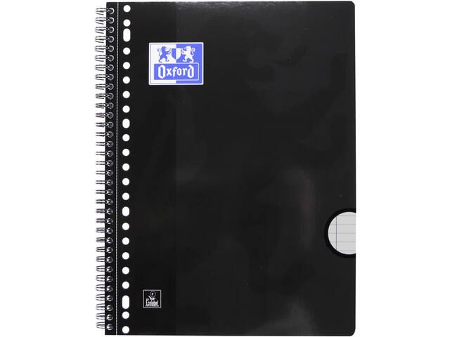 Collegeblk Oxf School A4+ ln 23gaats 160pag ass