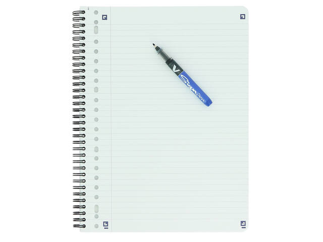 Collegeblk Oxf School A4+ ln 23gaats 160pag ass