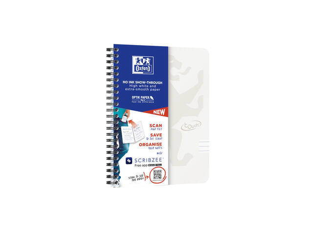 Spiraalblok Oxf Touch A5 ln 140pag 80gr lgs