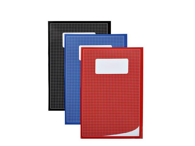 Schrift Qbasic A4 ruit 5mm 80blz 70gr assorti