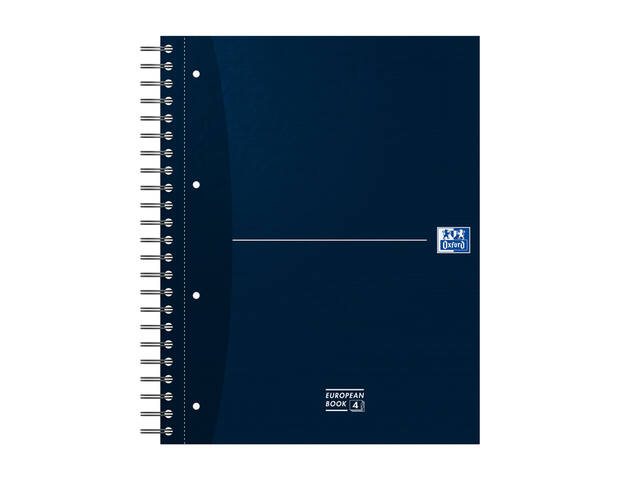 Collegeblok Oxford europeanbook A4+ 120 vel ass