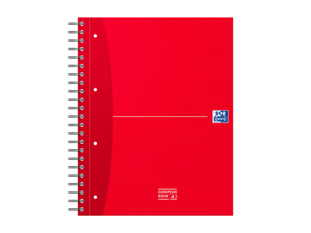 Collegeblok Oxford europeanbook A4+ 120 vel ass