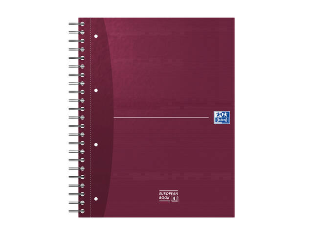 Collegeblok Oxford europeanbook A4+ 120 vel ass