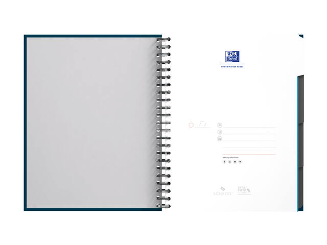 Collegeblok Oxford europeanbook A4+ 120 vel ass