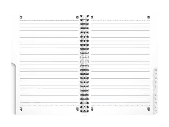 Indexboek Oxford Urban Mix A5 90vel alfabet lijn