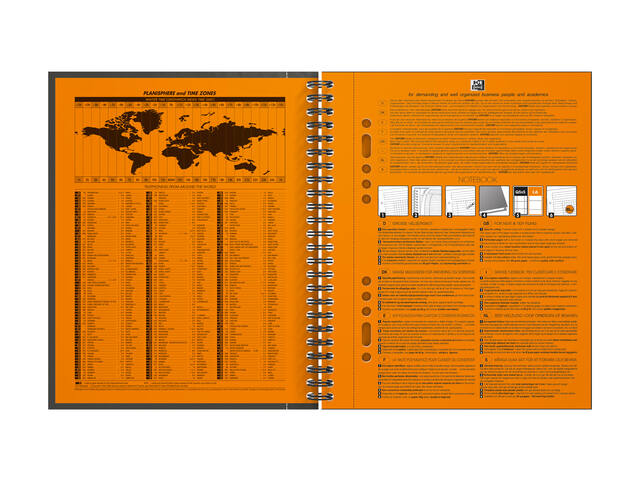 Spiraalblok Oxf international notebook A5+ rt 160p