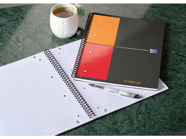 Spiraalblok Oxf international notebook A4+ rt 5mm
