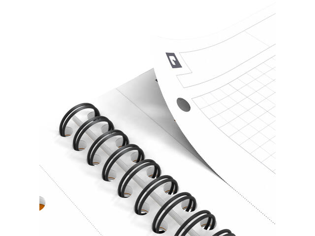 Spiraalblok Oxf international notebook A4+ rt 5mm
