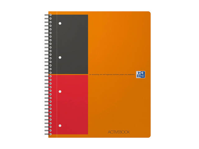 Spiraalblok Oxf international activebook A4+ lijn