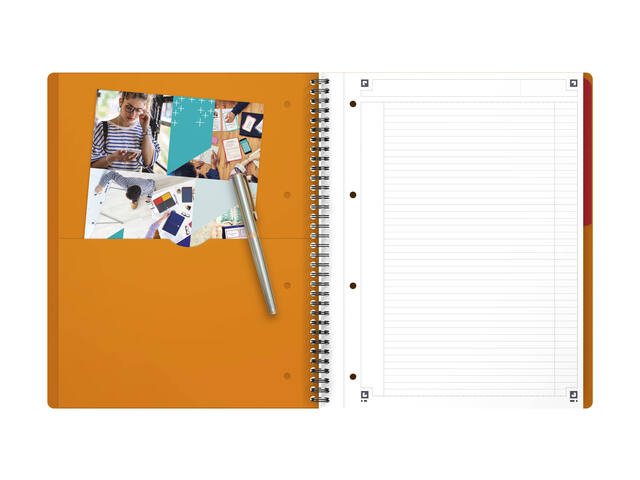 Spiraalblok Oxf international activebook A4+ lijn