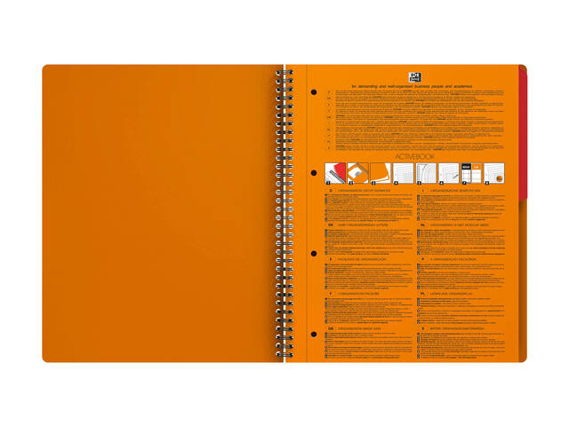Spiraalblok Oxf international activebook A4+ lijn