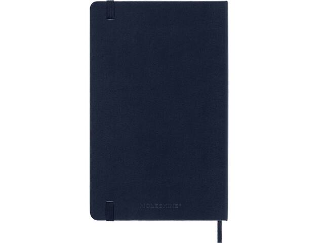 Notitieboek Moleskine large 130x210 ln hc sapph bl