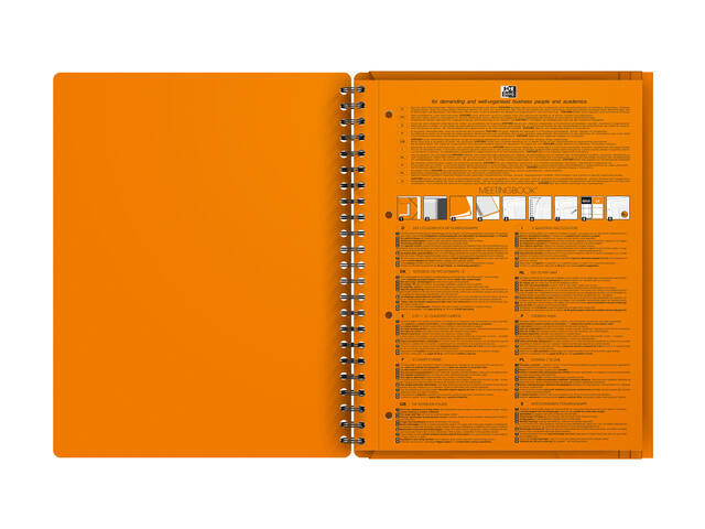 Spiraalblok Oxf international meetingbook A4+ lijn