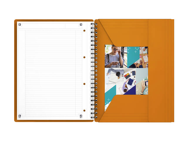 Spiraalblok Oxf international meetingbook A4+ lijn