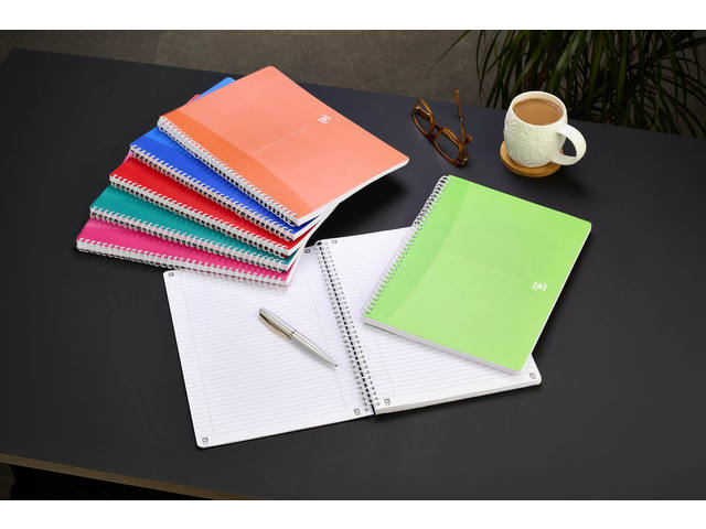Spiraalblok Oxford mycolours A5 lijn 180pag ass