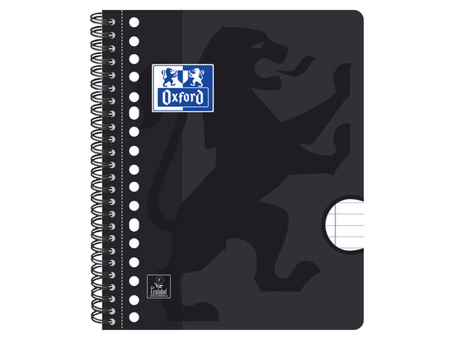 Collegeblk Oxf School A5+ ln 17gaats 160pag ass