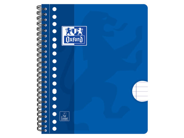 Collegeblk Oxf School A5+ ln 17gaats 160pag ass
