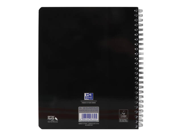 Collegeblk Oxf School A5+ ln 17gaats 160pag ass