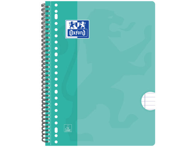 Collegeblk Oxf School A4+ ln 23gaats 160pag ass