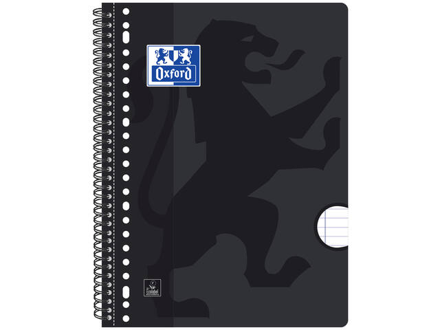 Collegeblk Oxf School A4+ ln 23gaats 160pag ass