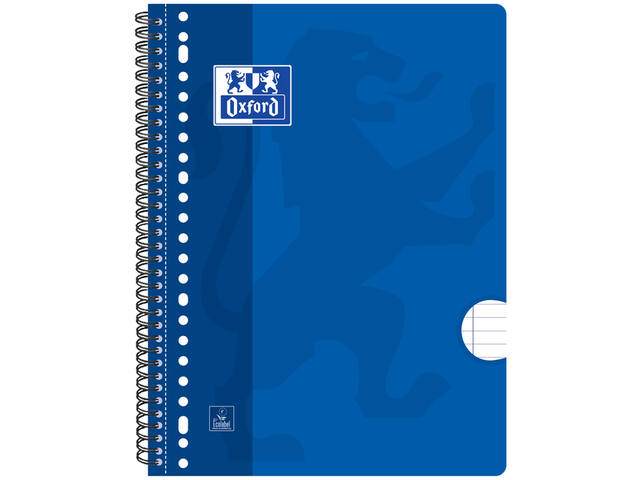 Collegeblk Oxf School A4+ ln 23gaats 160pag ass