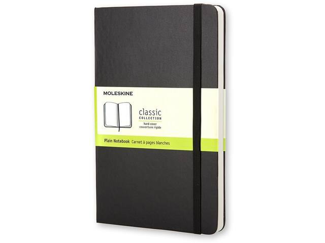 Notitieboek Moleskine large 130x210mm blc hc zwart