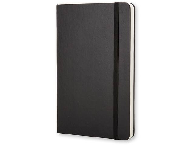 Notitieboek Moleskine large 130x210mm blc hc zwart