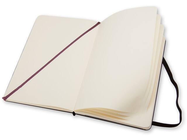 Notitieboek Moleskine large 130x210mm blc hc zwart