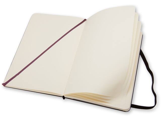 Notitieboek Moleskine pocket 90x140mm blanco zwart