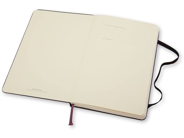 Notitieboek Moleskine pocket 90x140mm blanco zwart