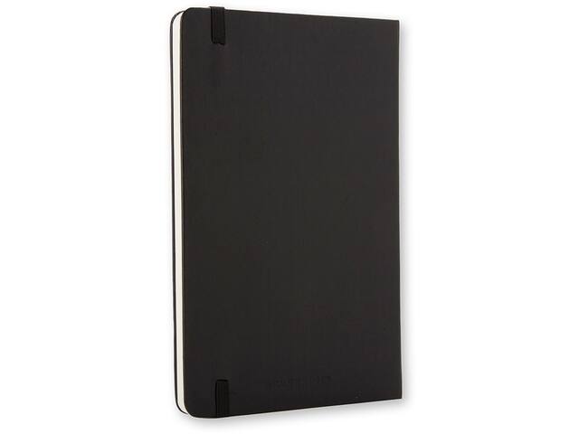 Notitieboek Moleskine pocket 90x140mm blanco zwart