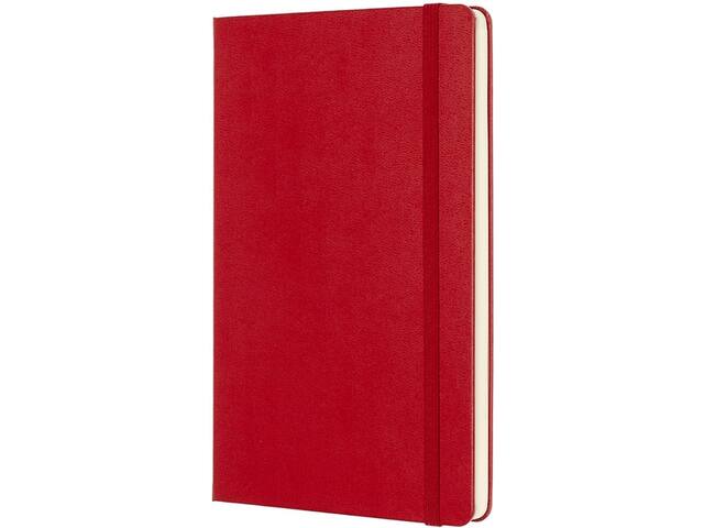 Notitieboek Moleskine L 130x210mm blanco hc rood