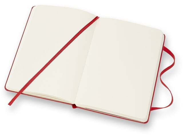 Notitieboek Moleskine pocket 90x140mm blanco hc rd