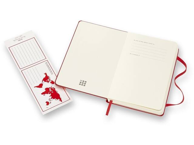 Notitieboek Moleskine pocket 90x140mm blanco hc rd