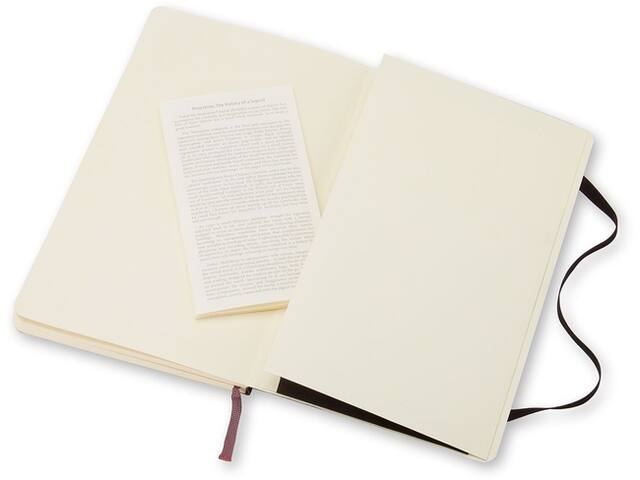 Notitieboek Moleskine large 130x210 lijn sc zwart