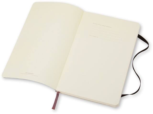 Notitieboek Moleskine large 130x210 lijn sc zwart