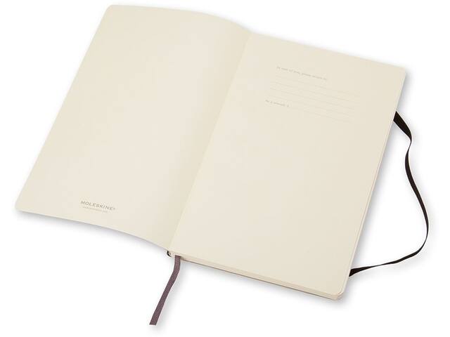 Notitieboek Moleskine pocket 90x140mm blc sc zwart