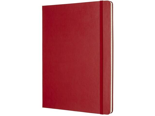 Notitieboek Moleskine XL 190x250mm ln hc scarl rd