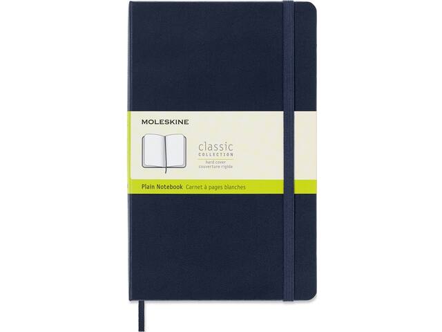 Notitieboek Moleskine L 130x210mm blc hc sapph bl