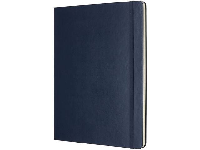 Notitieboek Moleskine XL 190x250 lijn hc sapp blue