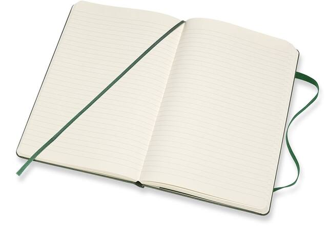 Notitieboek Moleskine L 130x210mm lijn hc green