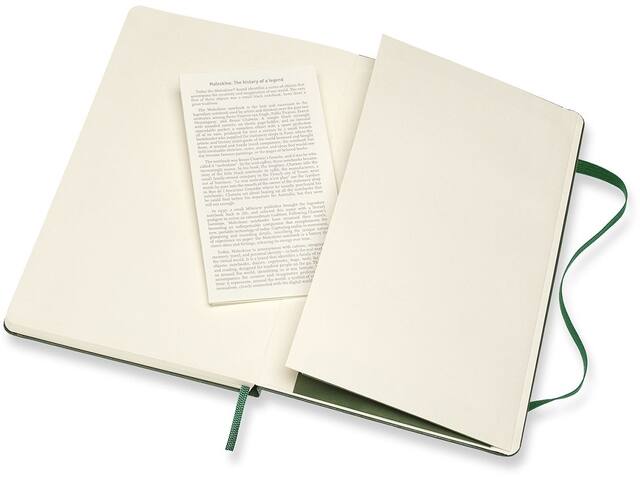 Notitieboek Moleskine L 130x210mm lijn hc green