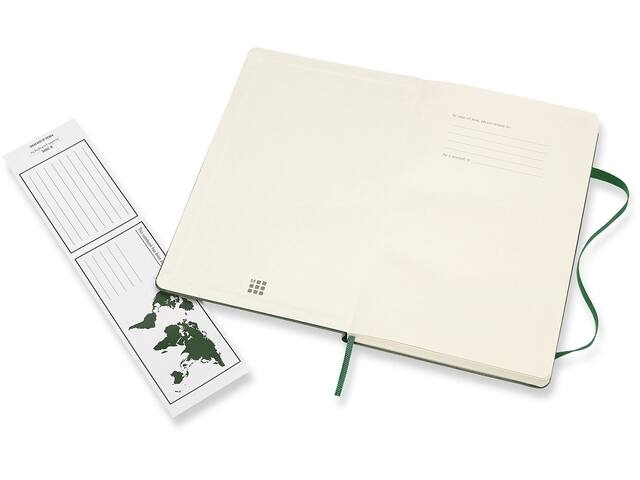 Notitieboek Moleskine L 130x210mm lijn hc green