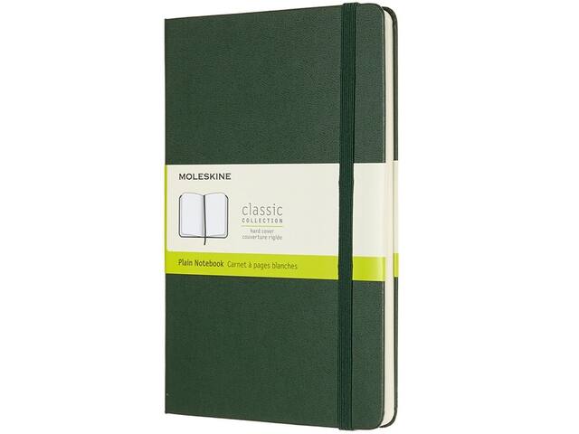 Notitieboek Moleskine L 130x210mm blanco hc green