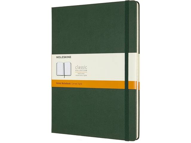 Notitieboek Moleskine XL 190x250mm lijn hc green