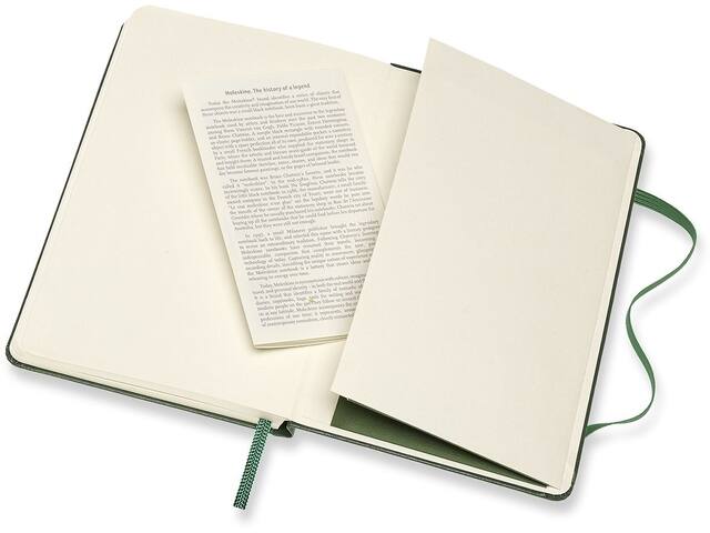 Notitieboek Moleskine XL 190x250mm lijn hc green